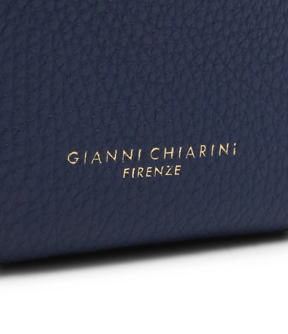 Кожаная сумка-мессенджер GIANNI CHIARINI - темно-синий(BS 10530 GRN-NA)