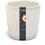 Горшок для цветов с дренажной вставкой Desert 11,2л (d265, h258мм)(молочный)