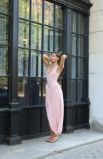 Платье с буфами