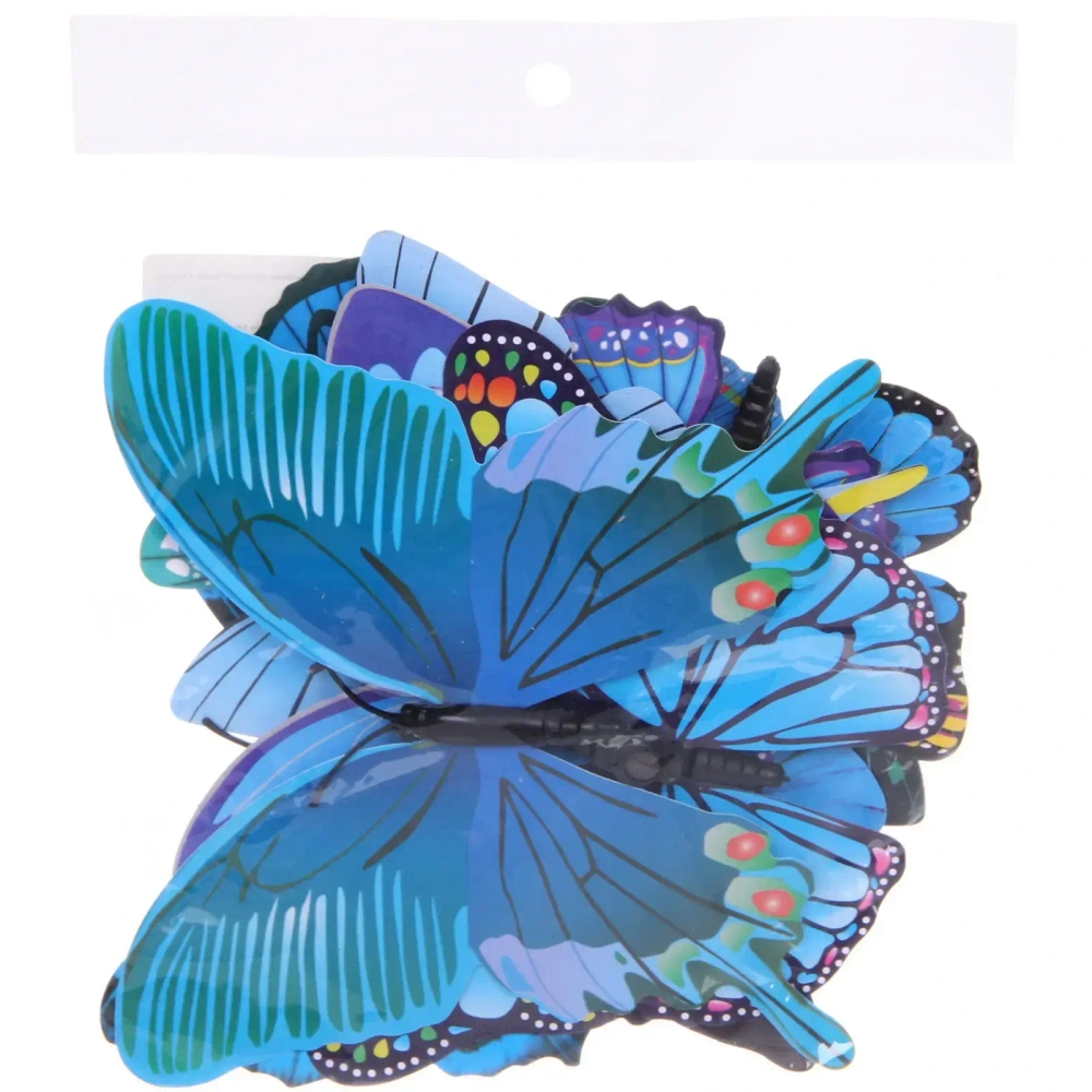 Набор для декора «Волшебные бабочки» 12 шт, Голубой
