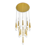 Citilux Вегас CL227162 LED Люстра каскадная Золото