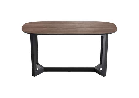 Стол обеденный Cross 2 160*85 см (орех, черный)