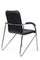 Стул Самба с мягкими подлокотниками SMB-01H Хром гальв. Черный