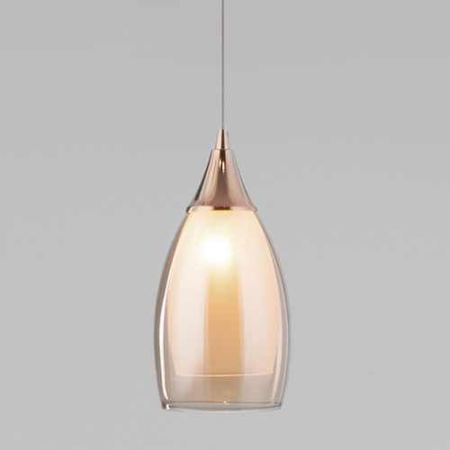 Подвесной светильник со стеклянным плафоном 50085/1 золото