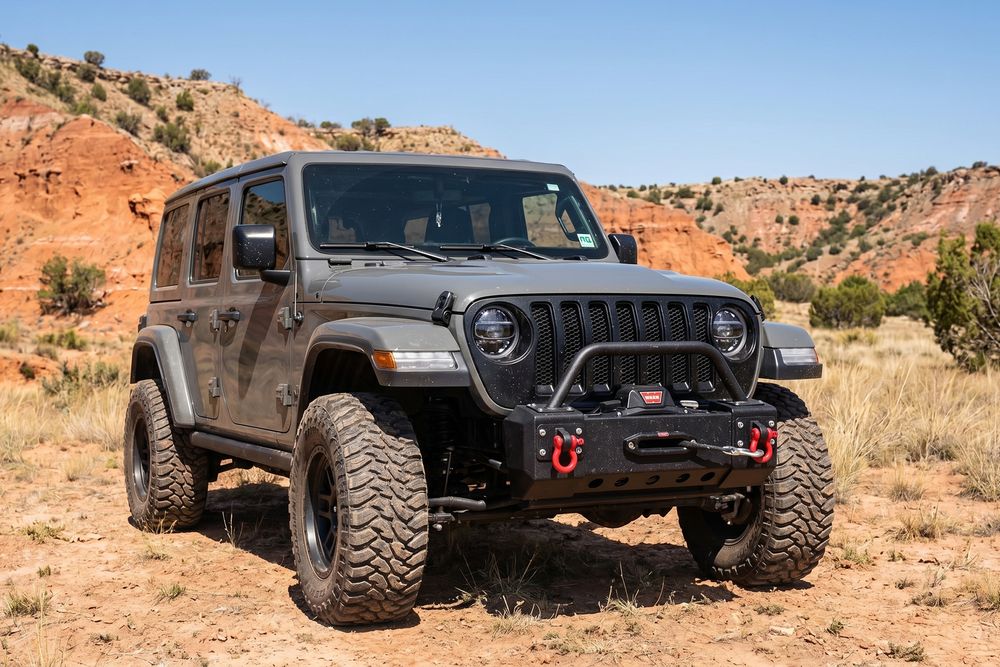 Бампер силовой передний BMS Adventure для Jeep Wrangler JL 2018-2026