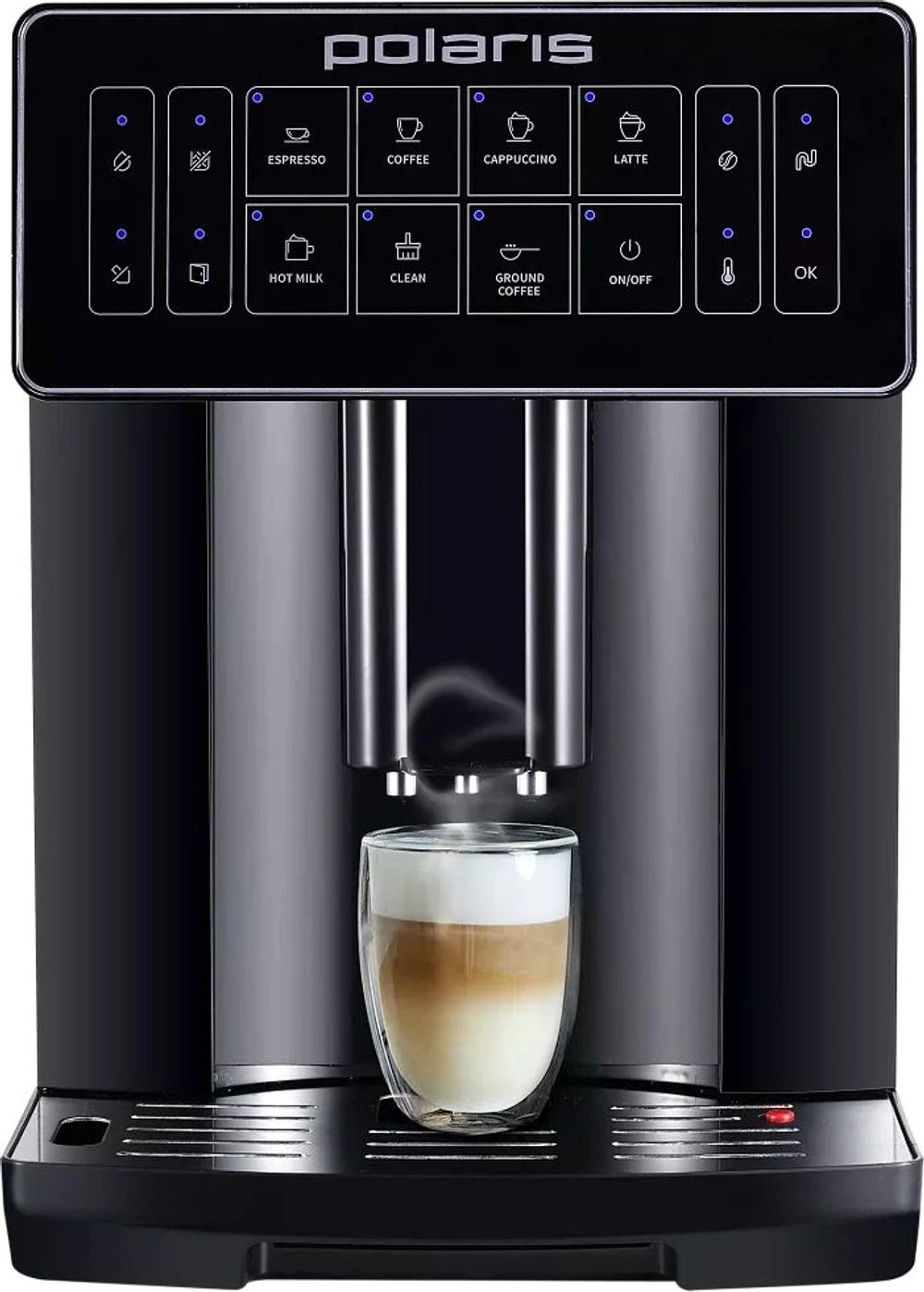 Кофемашина Polaris PACM 2052AC 1450Вт черный