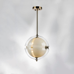 816033 Люстра MODENA 4х40W G9 ЛАТУНЬ/ПРОЗРАЧНЫЙ