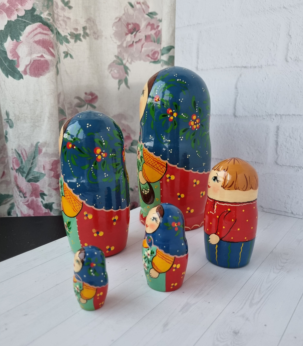 Матрешка "с курочкой" традиция 5мест