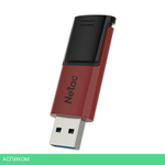 USB Flash-накопитель Netac U182 128Gb Black/Red (NT03U182N-128G-30RE)