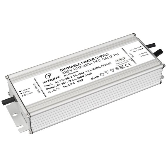 Блок питания Arlight ARPV-UH24320A-PFC-DALI2-PH 24V 320W IP67 13,3A 025654(2)