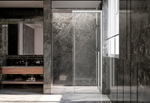 Душевая дверь Veconi Premium Trento PTD-30CH, 1400х2000, хром, стекло прозрачное