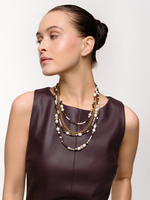 Колье "Hematitte Pearl Marriot" Gold