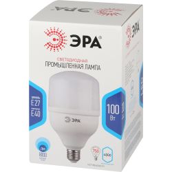 Лампа светодиодная POWER ЭРА STD LED T160-100W-4000-E27/E40 100Вт колокол нейтральный белый свет Е27/Е40 | Лампы cветодиодные POWER