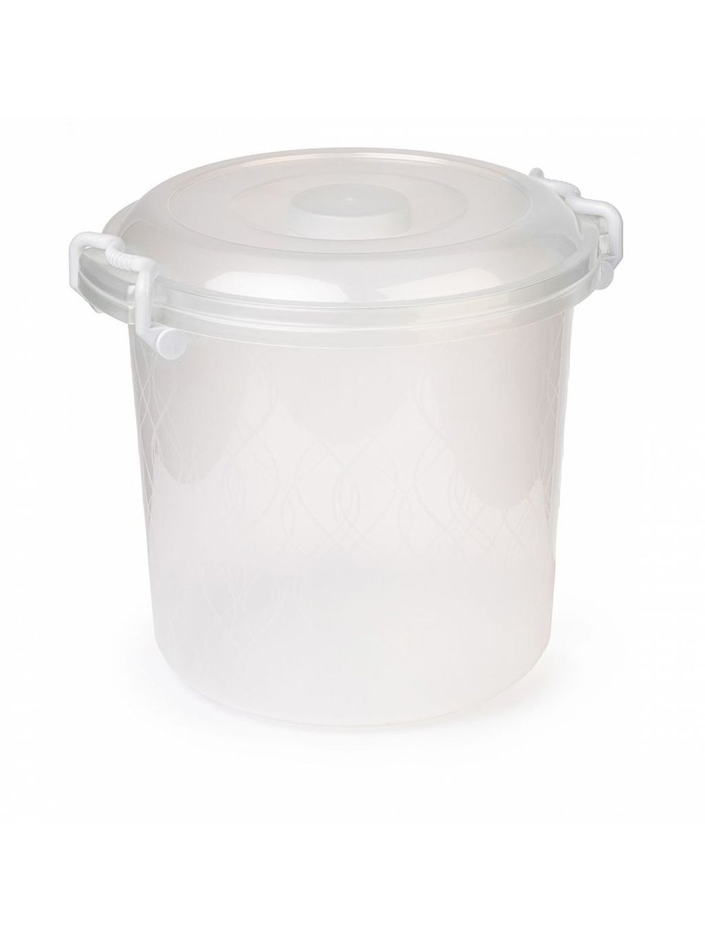 Контейнер для хранения круглый 10л.с защелкой (6762)