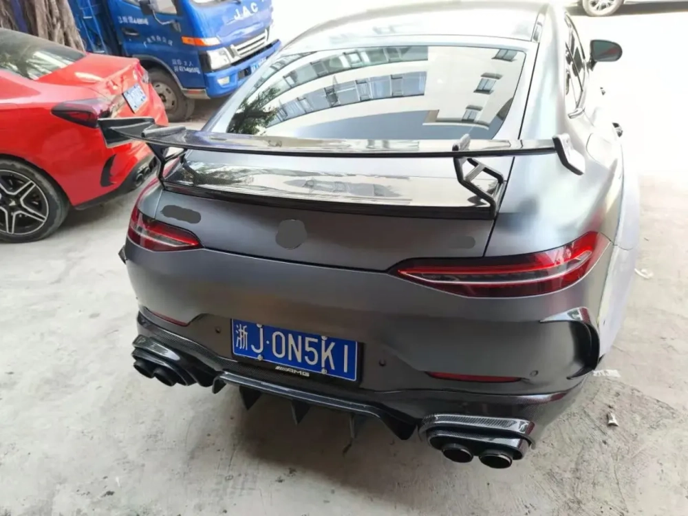 Широкий карбоновый обвес для MERCEDES BENZ AMG GT4 X290 GT63 2018+ Мерседес Бенц