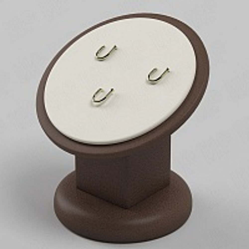 Подставка для 3 подвесок/круглая/крючки/накладка/ножка/основание