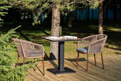 "Каффе" обеденная группа на 2 персоны, цвет "дуб"