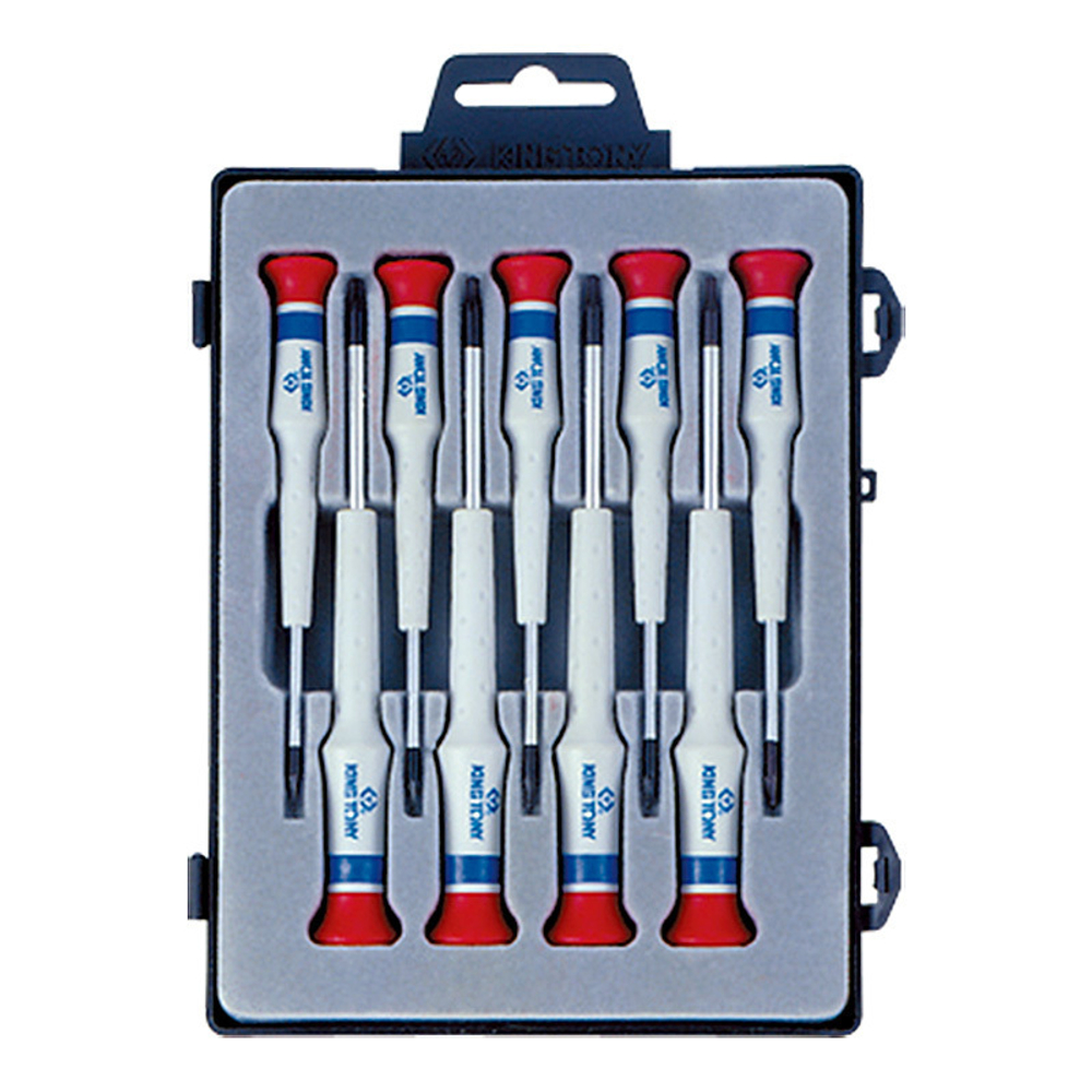 KING TONY (32209MR) Набор прецизионных отверток (SL) 9 предметов