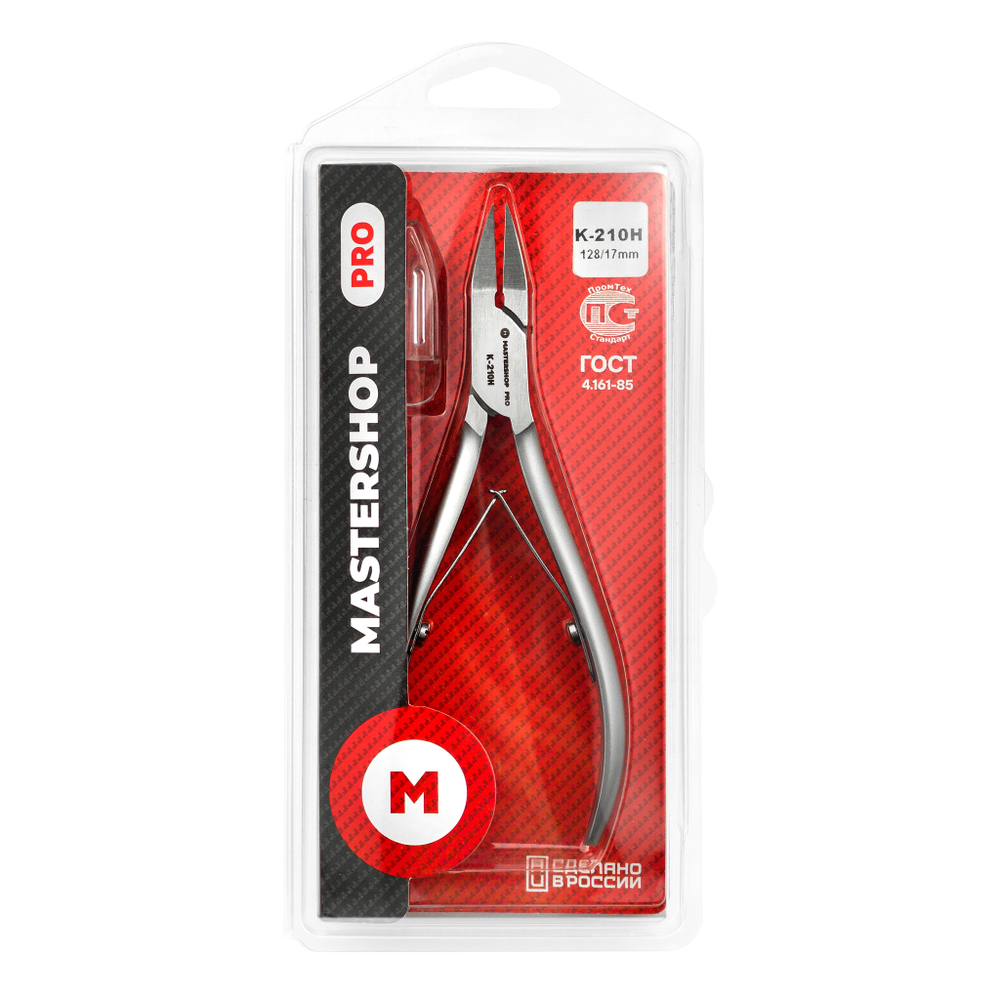 Кусачки для ногтей K-210H (ЗАТ) (вросший угол) 17мм Mastershop PRO