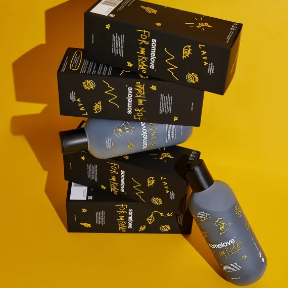 Детский шампунь-гель для волос и тела Somelove с ароматом колы