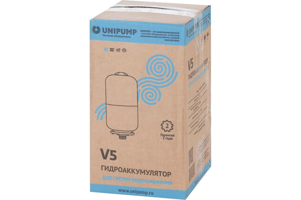 Гидроаккумулятор 5л (верт) UNIPUMP