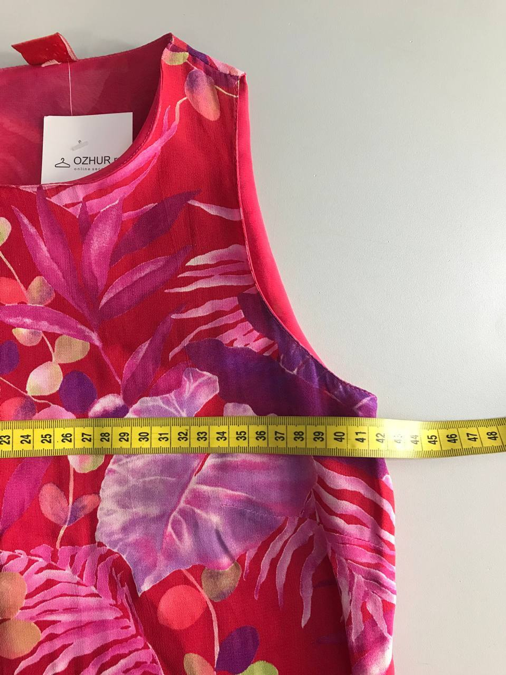 Платье Tex яркого цвета, маркировка 36, визуально 42 размер