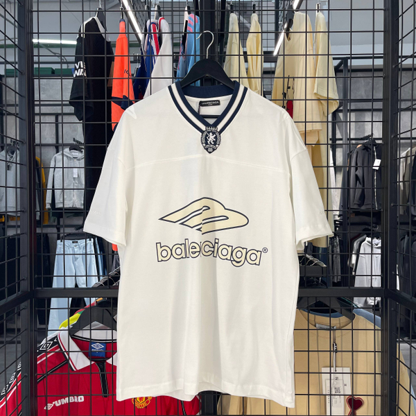 Футболка Balenciaga white/beige