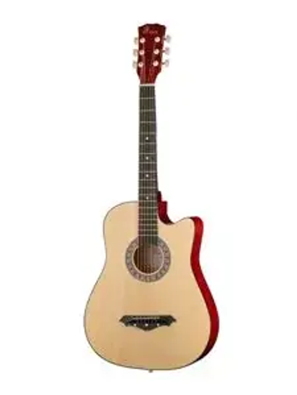 Foix FFG-3860C-NAT Акустическая гитара, с вырезом, 38", Скос корпуса под руку. Верхняя дека: углеродное волокно. Нижняя дека и обечайка: углеродное волокно. Накладка грифа: пластик АБС. Окантовка: пластик АБС. Отделка: глянцевая. Цвет: натуральный.