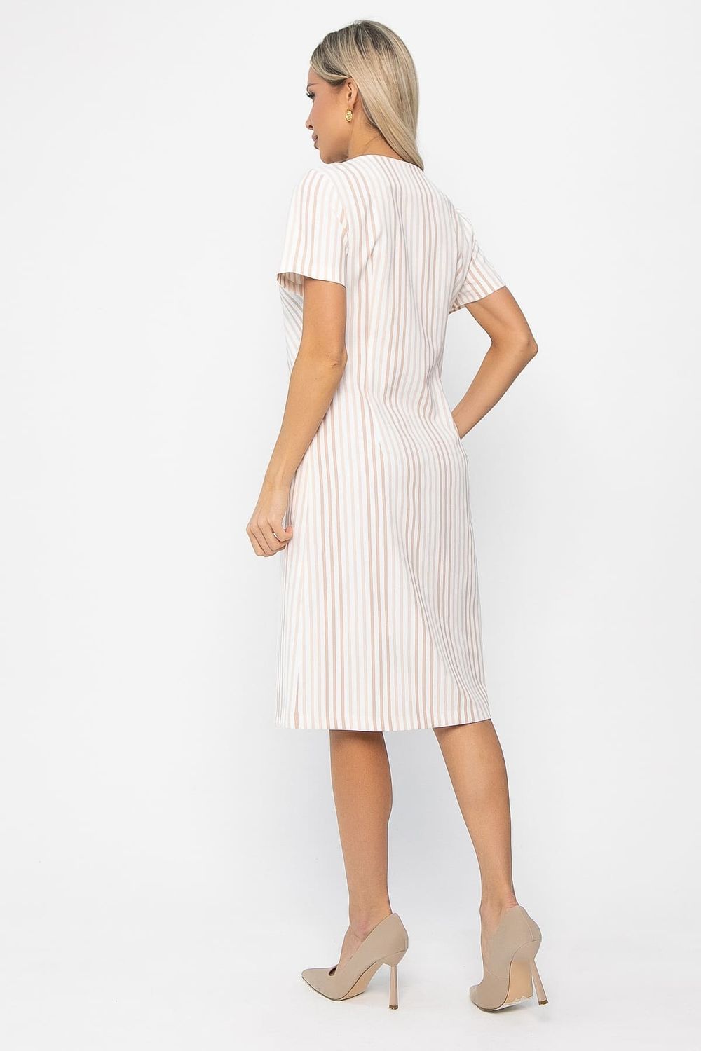 Платье Европейский шик (бежевое) П13752-19М LT Collection