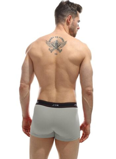 Мужские трусы-боксеры с широкой резинкой с логотипом Jolidon (Размер: L) (Цвет: серый)