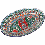 Селедочница большая Риштанская керамика 34*21см