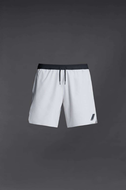 ZARA БАЗОВЫЕ СПОРТИВНЫЕ ШОРТЫ, ЖЕЛТОВАТО-БЕЛЫЙ