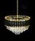 Подвесная люстра Lumina Deco Funneli LDP 6003-500 BK+F.GD