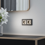 Накладка для USB розетки (шампань)