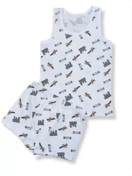 Комплект майка и боксеры для мальчика хлопок.