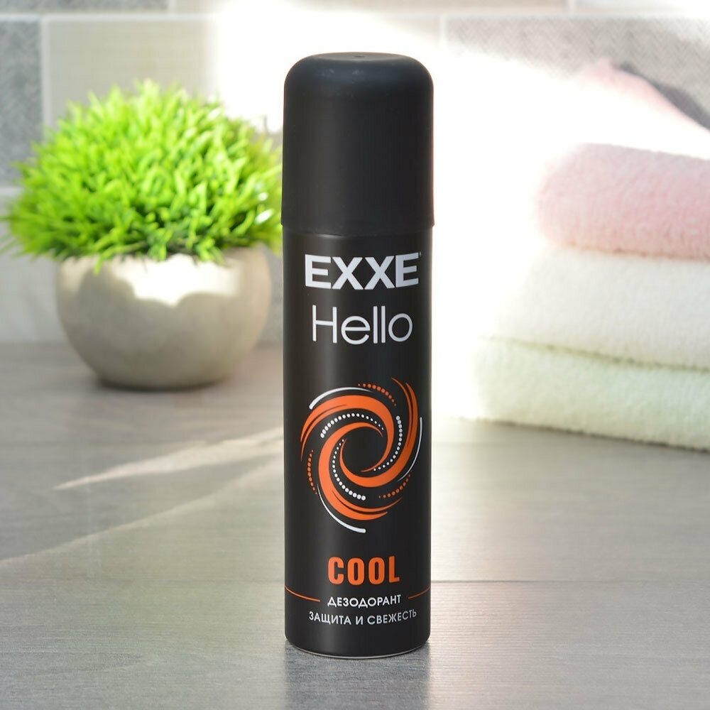 Дезодорант аэрозоль мужской 150мл COOL EXXE Hello