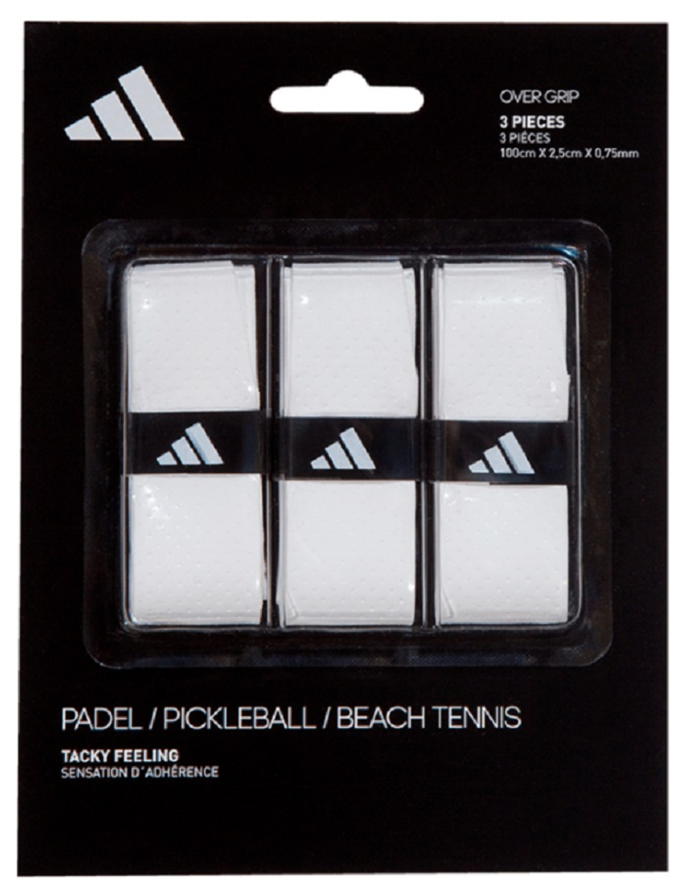Теннисные намотки Adidas Padel Tacky Feeling 3P - белые