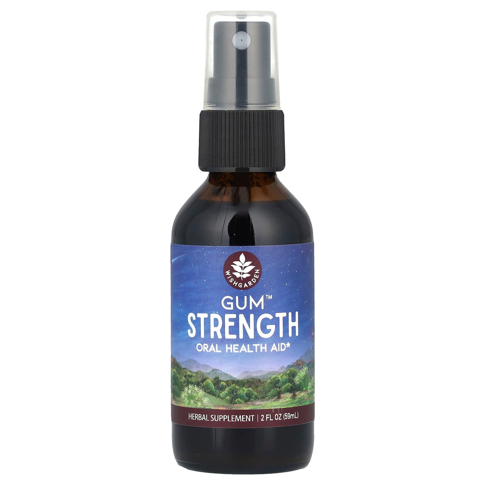 WishGarden Herbs, Gum ™ Strength, средство для ухода за полостью рта, 59 мл (2 жидк. Унции)