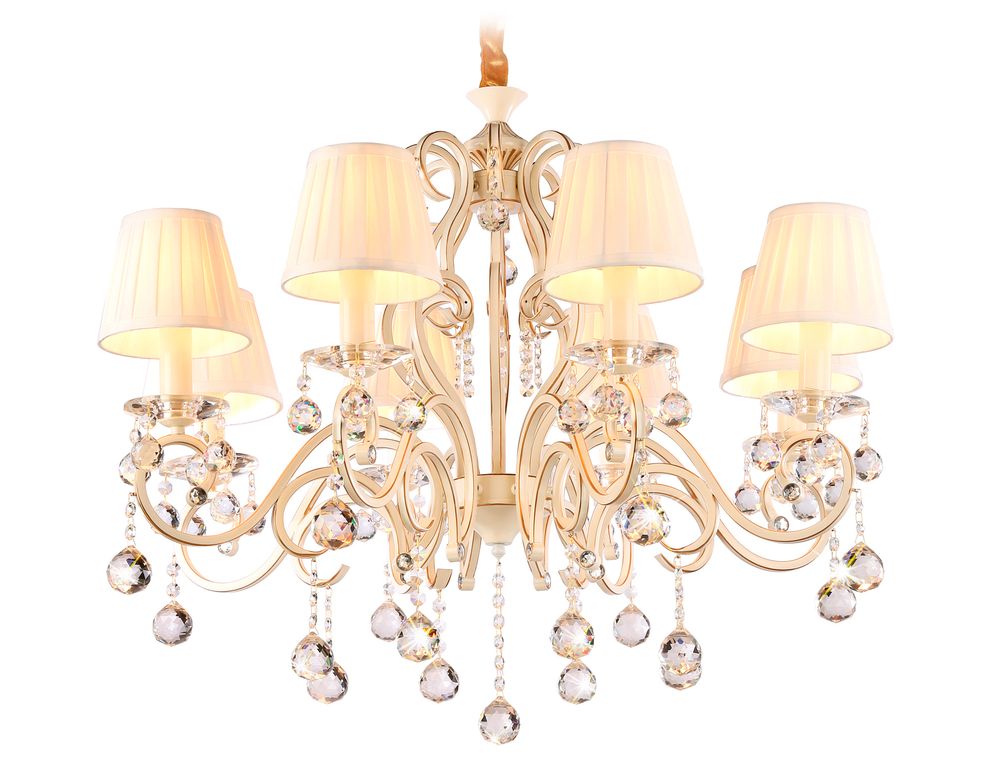 Ambrella Подвесная люстра с абажурами и хрусталем Traditional TR4561