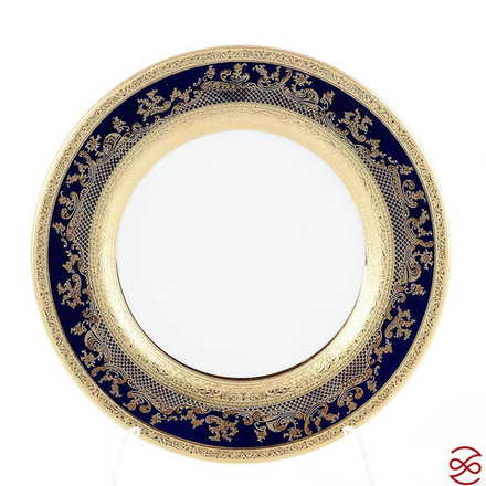 Набор тарелок Falkenporzellan Constanza Cobalt Gold 17 см(6 шт)