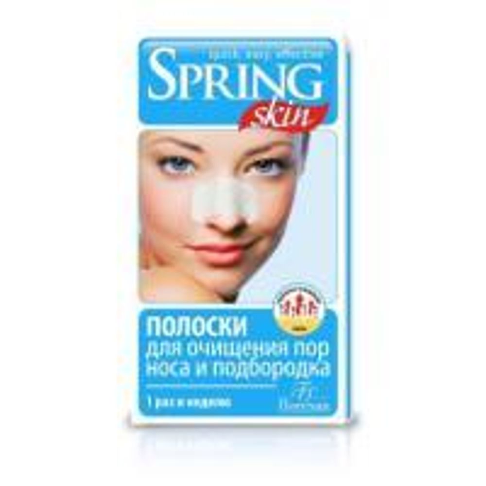 Floresan Spring Полоски для очищения пор носа и подбородка