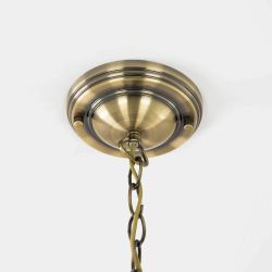 Citilux Шербург-1 CL440132 Люстра витражная подвесная Бронза