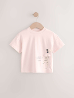 Футболка для девочки Next E44-978, Светло-розовый