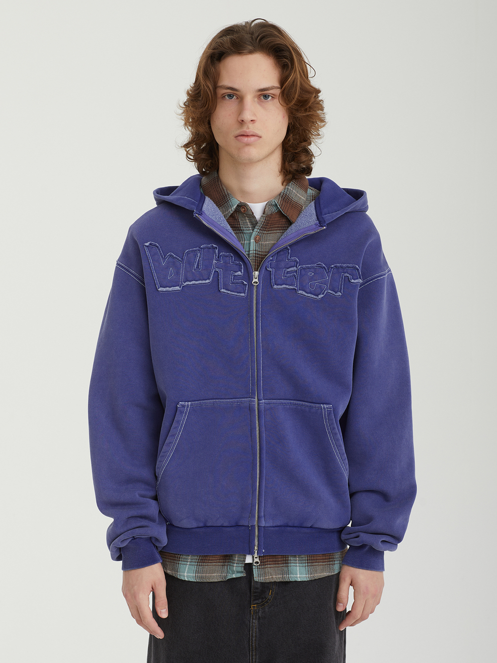 Мужская Толстовка Mineral Wash Zip-thru