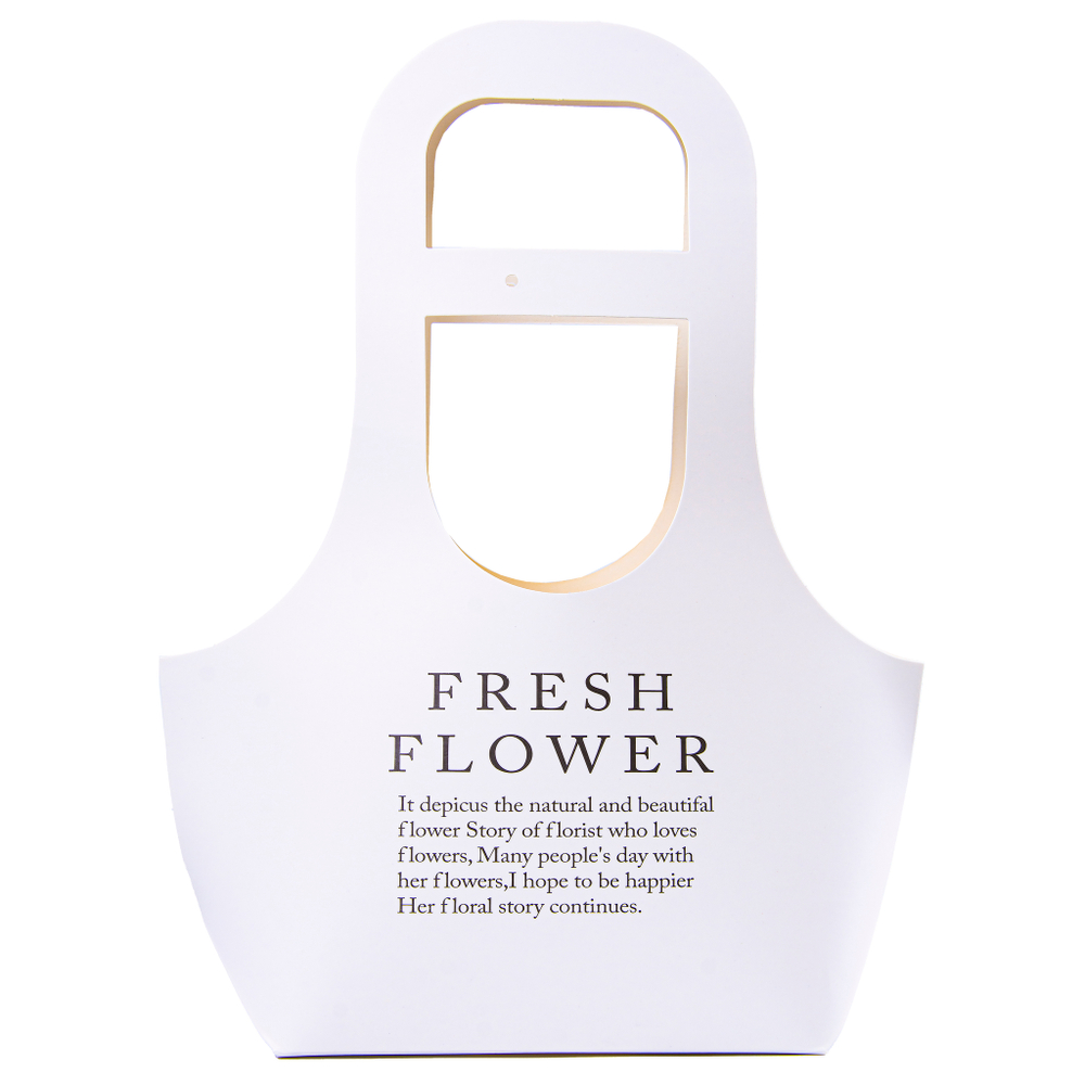 Сумочка для цветов "Fresh Flower" Белая
