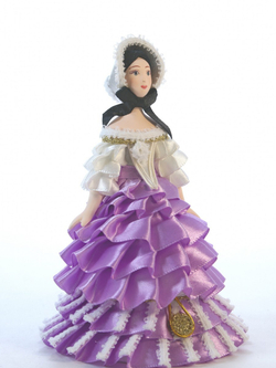 Кукла коллекционная Дама - шкатулка