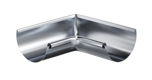 Угол желоба наруж. 125мм Оцинкованный Стандарт