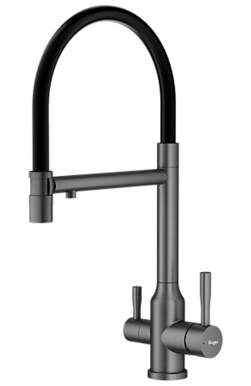 Смеситель для кухни со съемным изливом на магните и подключением фильтра питьевой воды R81.63.09