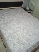 Покрывало жаккардовое двухстороннее Нежность 17-18 беж,серый 2.0 (180х200)