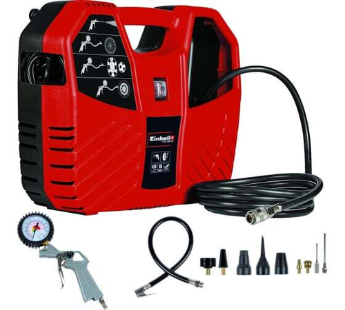 Компрессор электрический.,безмасляный Einhell TC-AC 180/8 OF 220В 1,1кВт 8Атм 180л/м